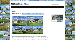 Desktop Screenshot of 100freehouseplans.com